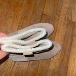 Sole Society  Verona Brown Suede Ankle Boot Size 10 M Faux Shearling Trim Pull On Photo 2