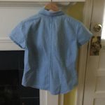 Westbound Vintage 90s Full-Zip Denim Short Sleeve Shirt Casual - Sz Medium Photo 3