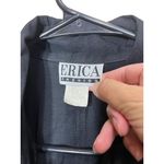 Vintage Erica Fashion Black Button Front Short Sleeve Maxi Dress M Size M Photo 6