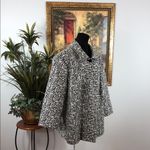 Peter Nygard  Black and White Patterned Blazer women’s Plus 22 Open Front Snap Photo 3