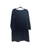 Hanna Andersson Velvet Dress Long Sleeve Square Neck Black Dress M Size M Photo 1