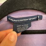 Ralph Lauren  Sport Polo Y2K Shirt Dress Short Sleeve Purple Pique Size Medium Photo 6