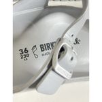 Birkenstock NWOT Gizeh Essentials EVA Sandals Size 36 Women’s 5 Metallic Silver Photo 2