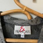 Francais Sliver Glittery Maxi Dress Set with Matching Cardigan Women's 14 NWT Gray Photo 1