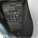 ALLSAINTS Elise Viola Dress Black Floral Mini UK 8 US 4 Romantic Goth Ruffle Photo 5