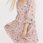 Madewell  Pink Floral Babydoll Dress - 2 Photo 0
