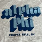 Comfort Colors Alpha Phi Chapel Hill  White Tank Top Photo 1
