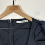 Abercrombie & Fitch  Long-Sleeve Poplin Babydoll Black Mini Dress Women’s Sz S Photo 1