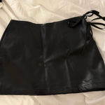 DNA Vegan Leather Skirt Photo 0