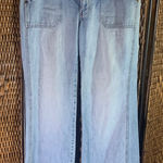 Old Navy Vintage  Light Blue Women's Flare Low Rose Jeans Size 10 Photo 0