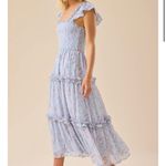 Altar'd State NEW Altar’d State Blue and Pink Floral Maxi Dress Size XS NWT Photo 2