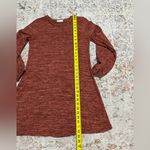 Altar'd State  Balloon Sleeve A-Line Sweater Dress Size Large burnt orange/red Photo 1