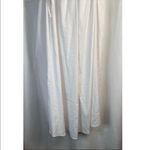Vince Draped Sleeveless Linen Blend Midi Dress Large Optic White New Photo 5