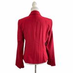 Victoria's Secret Women’s BODY by Victoria Red Blazer Jacket Sz 8 Casual Office Workwear Business Photo 3