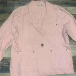 Susquehanna Trail Outfitters Cotton Pink Jacket Blazer size Large Photo 1