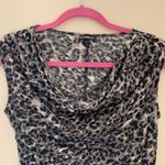 EXPRESS Draped Cheetah Print Sleeveless Top Photo 1