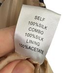 OC By Oleg Cassini Leopard Animal Print Fit & Flare 100% Silk Dress Size 6 Y2K Photo 5