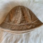 Nine West  Faux Shearling Tan Bucket Hat Photo 5