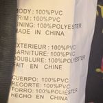 Betsey Johnson Betsy Johnson small backpack black with pink lips pattern several pockets sling Photo 7