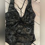 Victoria's Secret Women's Black and Silver Bodysuit Photo 10