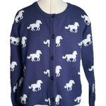 Vigoss Women’s Button-Up L/S Rodeo Business Casual Horse Cardigan Sweater|Size:L Photo 0