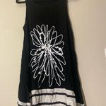 Flower Mini Dress Black Size L Photo 0