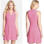 Lilly Pulitzer Briana Dress Pink White Striped Preppy Coastal Beach Women Small Photo 10