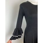 Vince Camuto Knit Bell Ruffle Sleeve Sweater Dress Small Photo 1