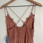 Free People NWT  Adella Maxi Slip dress in a pink size large Photo 7