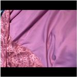 Vintage 80s Pink Lace Mermaid Dress Small – Handmade Barbiecore Prom Gown Photo 13