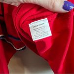 Love by Design ✨  Red Ruffle Sleeve Cropped Knit Sweater Small Photo 3