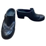 Merrell womens black leather mule clogs shoes 9 SKU 6830 Photo 1