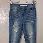 Tinseltown  blue distressed high rise skinny jeans Photo 1