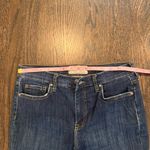 Free People  Dark Blue Distressed Denim Jeans Photo 2