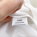 Eileen Fisher Knit White Four Button Snap Blazer Photo 2