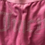 Juicy Couture  Black and Pink Velour Shorts Photo 1