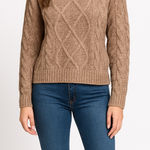Lucky Brand  Size Medium Dusty Pink Cable Knit Sweater New With Tags. Photo 0