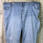 Old Navy Rockstar High Rise 22 Plus Regular Stretch Light Blue Denim Was… Photo 2