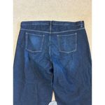 Old Navy  Mid Rise Baggy Wide Leg Jeans Dark Wash Blue Denim High Waist Size 26 Photo 4
