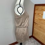 Free People Movement Tan Brown Faux Suede Sleeveless Romper Small NWT Photo 1