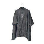 NWT Canvas Haori Slip Jacket with Flower Details on Back Photo 3