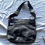 Vintage Sereta Leather Black Handbag Women’s Leather Purse Studded Shoulder Bag Photo 2