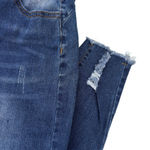 SheIn 38. Dark Wash Distressed Skinny Jeans Photo 0