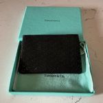 Tiffany & Co. Elsa Peretti black hearts card case holder with box & dust bag Photo 4