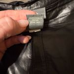 Banana Republic  Black Leather Midi Skirt – Size 8 – 100% Genuine Leather Photo 3