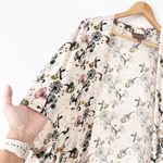 Anthropologie  Bel Kazan Sadie Duster Kimono in Ivory Multi Photo 2