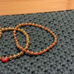 BaubleBar  Disney Minnie Mouse Mickey Mouse Gold Bead Stretch Bracelet Set of 3 Photo 4