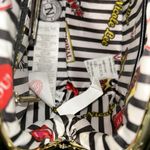 Nicole Lee Black Crossbody Bag with Gold Chain and Decorative Patches Photo 9