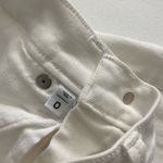 Loft women’s solid white denim skinny fit ripped distressed look jeans casual 0 Photo 7