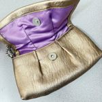 Henri Bendel Bronze Wristlet Clutch Purse Bag Chain Snap Lined Evening Going Out Photo 10